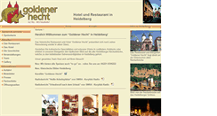 Desktop Screenshot of goldener-hecht-heidelberg.eu