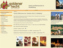 Tablet Screenshot of goldener-hecht-heidelberg.eu